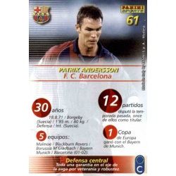 Andersson Barcelona 61 Megafichas 2002-03