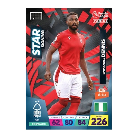 Emmanuel Dennis Star Signings Nottingham Forest 500