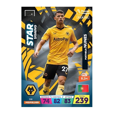 Matheus Nunes Star Signings Wolverhampton Wanderers 508