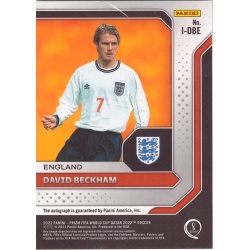Panini Prizm David Beckham International Ink Auto I-DBE Qatar 2022