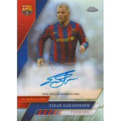 Eidur Gudjohnsen Action Autograph Topps Chrome 2022-23