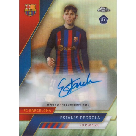 Estanis Pedrola Rookie Action Autograph AU-ES