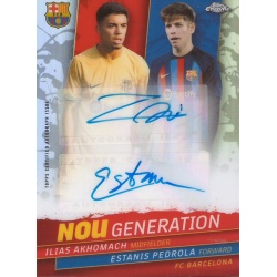 Ilias Akhomach - Estanis Pedrola Nou Generation Autograph NG-AP 71/150