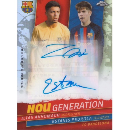 Ilias Akhomach - Estanis Pedrola Nou Generation Autograph NG-AP 71/150