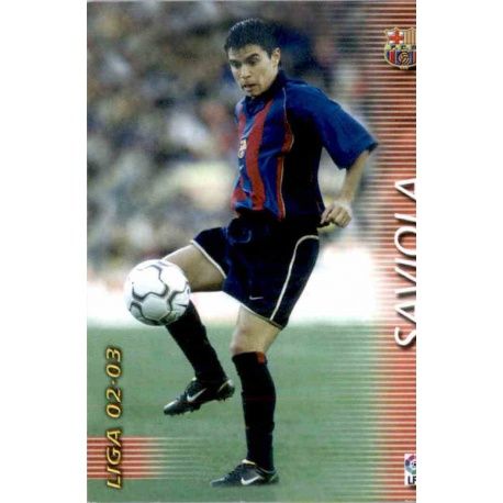 Saviola Barcelona 71 Megafichas 2002-03