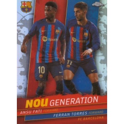 Ansu - Ferran Torres F.C. Barcelona Chrome UCC 2022-23