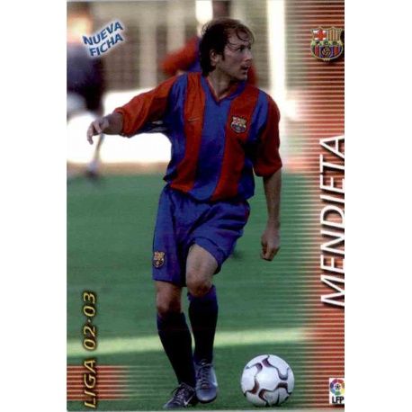 Mendieta Fichas Bis Barcelona 70 Bis Megafichas 2002-03