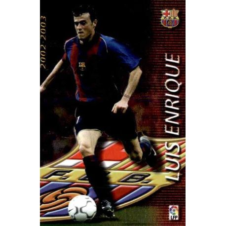 Luis Enrique Megacracks Barcelona 369 Megafichas 2002-03