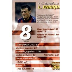 Luis Enrique Megacracks Barcelona 369 Megafichas 2002-03