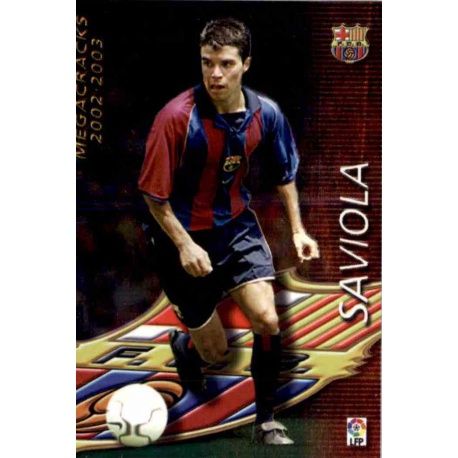 Saviola Megacracks Barcelona 381 Megafichas 2002-03