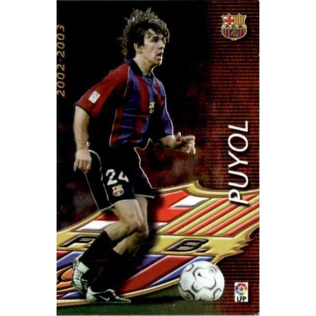 Puyol Megacracks Barcelona 365 Megafichas 2002-03