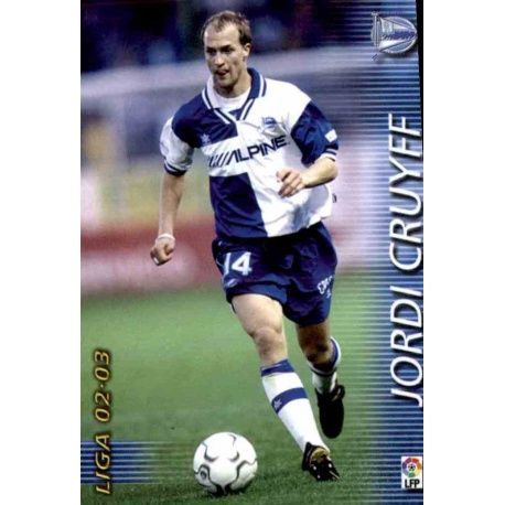 Jordi Cruyff Alavés 13 Megafichas 2002-03