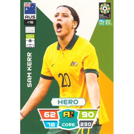 Sam Kerr Top Mestre Feminino Adrenalyn XL em segunda mão durante 5 EUR em  Palleja na WALLAPOP