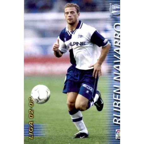 Ruben Navarro Alavés 17 Megafichas 2002-03