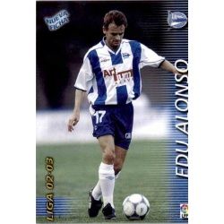 Edu Alonso Fichas Bis Alavés 18 Bis Megafichas 2002-03