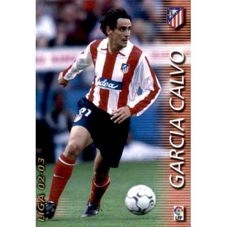 Garcia Calvo Atlético Madrid 44 Megafichas 2002-03
