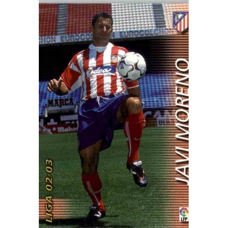 Javi Moreno Atlético Madrid 54 Megafichas 2002-03