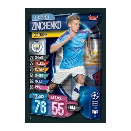 Oleksandr Zinchenko Manchester City 6