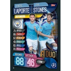 Laporte - Stones DUO Manchester City 18