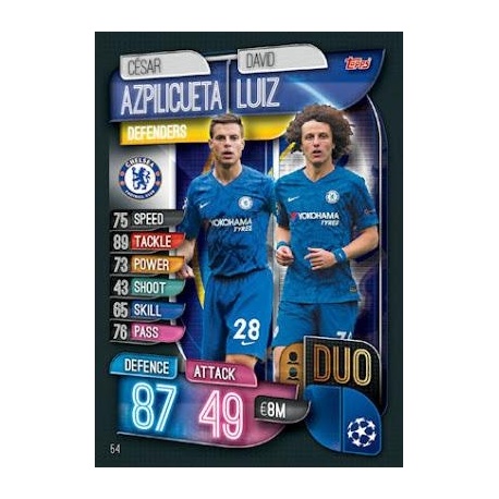 Azpilicueta - David Luiz DUO Chelsea 54