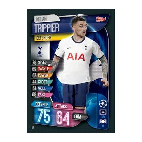 Kieran Trippier Tottenham Hotspur 58