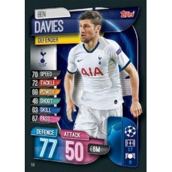 Ben Davies Tottenham Hotspur 59