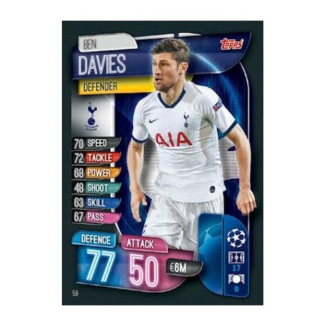 Ben Davies Tottenham Hotspur 59