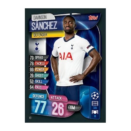 Davinson Sánchez Tottenham Hotspur 61