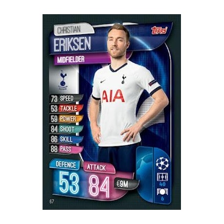 Christian Eriksen Tottenham Hotspur 67