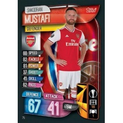 Shkodran Mustafi Arsenal 75