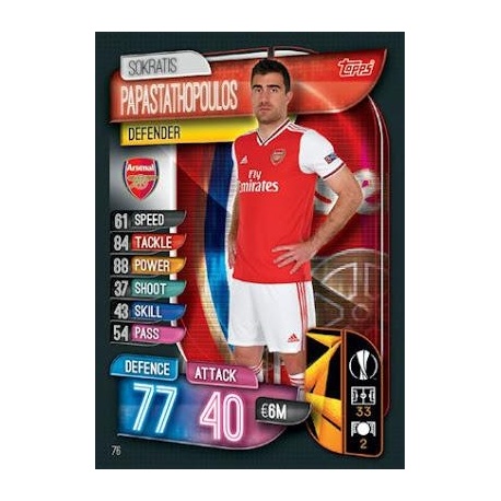 Sokratis Papastathopoulos Arsenal 76