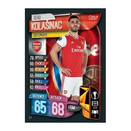 Sead Kolašinac Arsenal 77