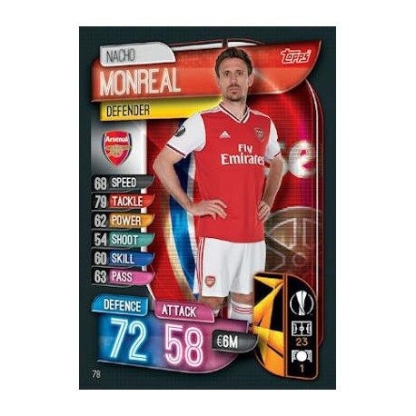 Nacho Monreal Arsenal 78