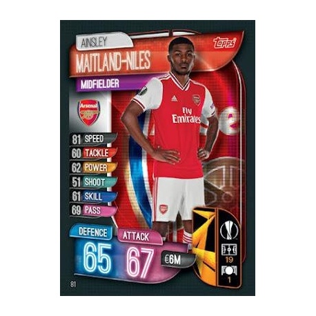 Ainsley Maitland-Niles Arsenal 81