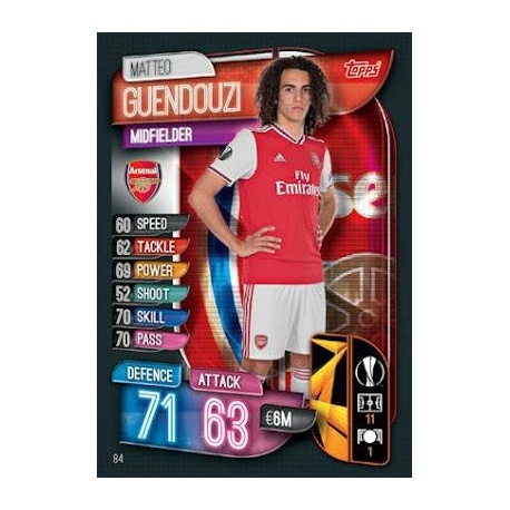 Matteo Guendouzi Arsenal 84