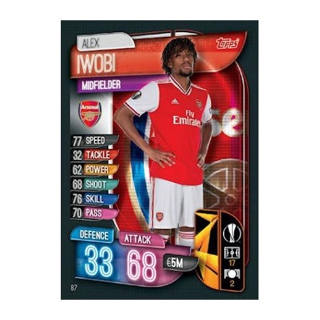 Alex Iwobi Arsenal 87