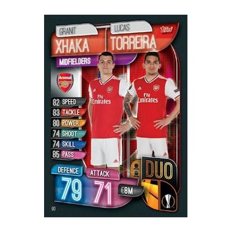 Grant Xhaka - Lucas Torreira DUO Arsenal 90