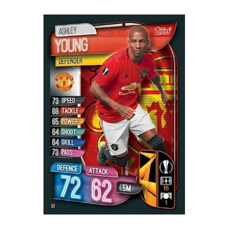 Ashley Young Manchester United 98