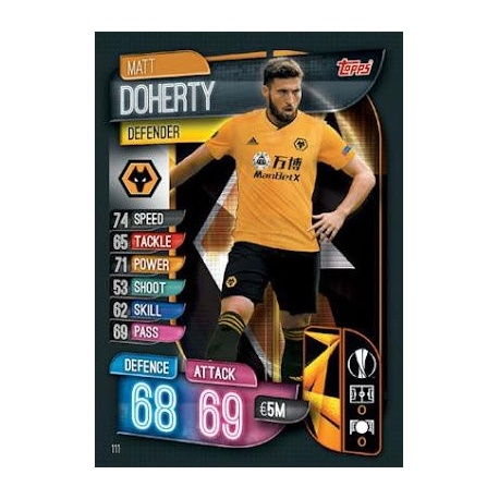 Matt Doherty Wolverhampton Wanderers 111