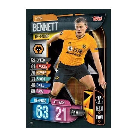 Ryan Bennett Wolverhampton Wanderers 113