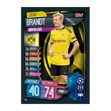 Julian Brandt Borussia Dortmund 190