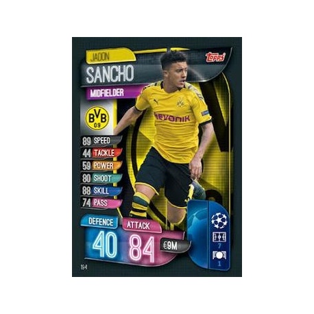 Jadon Sancho Borussia Dortmund 194