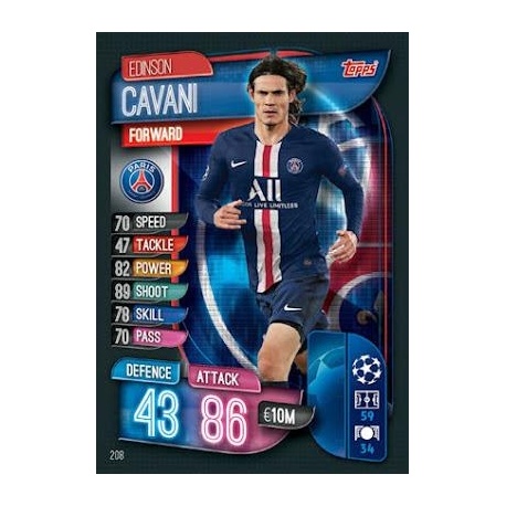 Edinson Cavani PSG 208