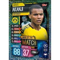 Manuel Akanji Man of the Match Borussia Dortmund 268