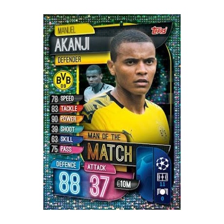 Manuel Akanji Man of the Match Borussia Dortmund 268
