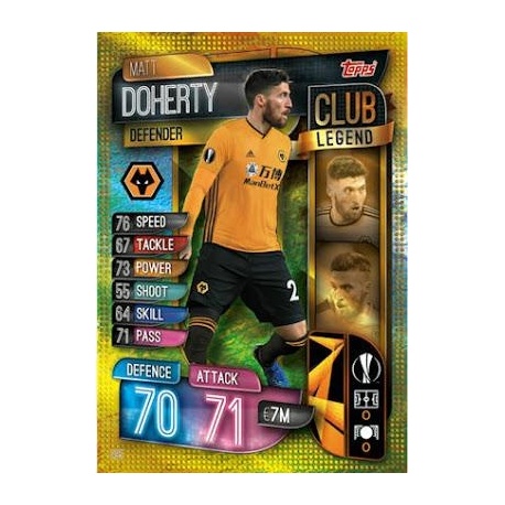 Matt Doherty Club Legend Wolverhampton Wanderers 295