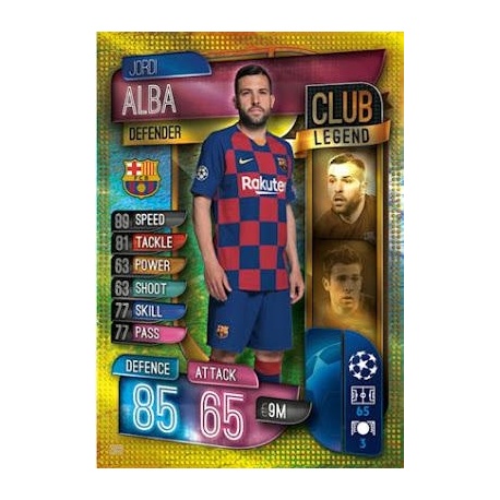 Jordi Alba Club Legend Barcelona 296