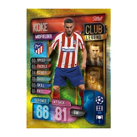 Koke Club Legend Atlético Madrid 297