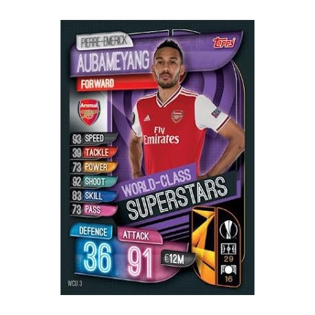 Pierre-Emerick Aubameyang World-Class Superstars Arsenal WCU3