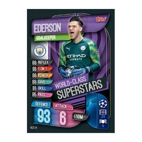 Ederson World-Class Superstars Manchester City WCU14